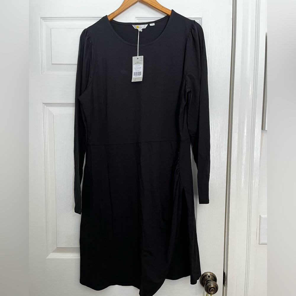 NWT Boden black jersey dress